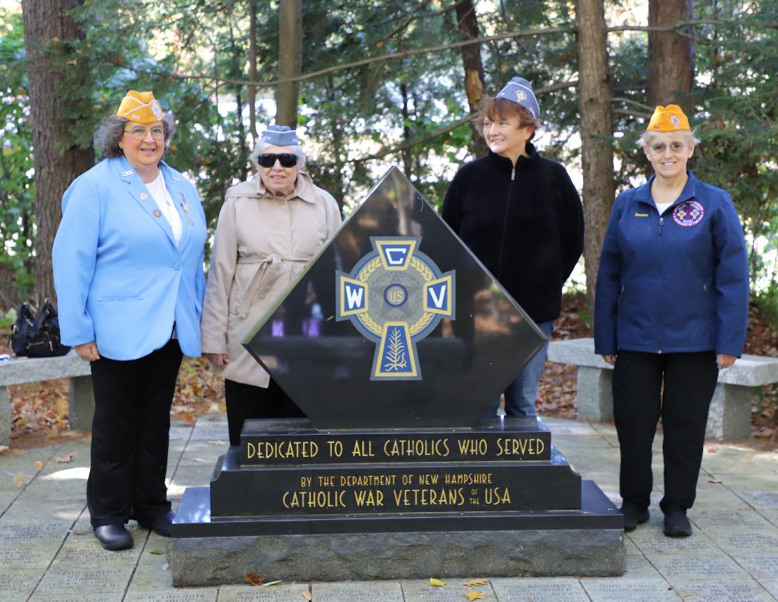 NH Catholic War Veterans Past Women Presidents Monument Dedication