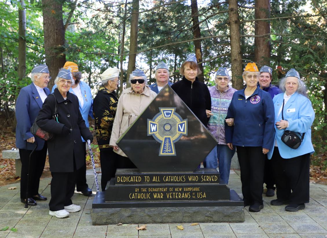 NH Catholic War Veterans Past Women Presidents Monument Dedication