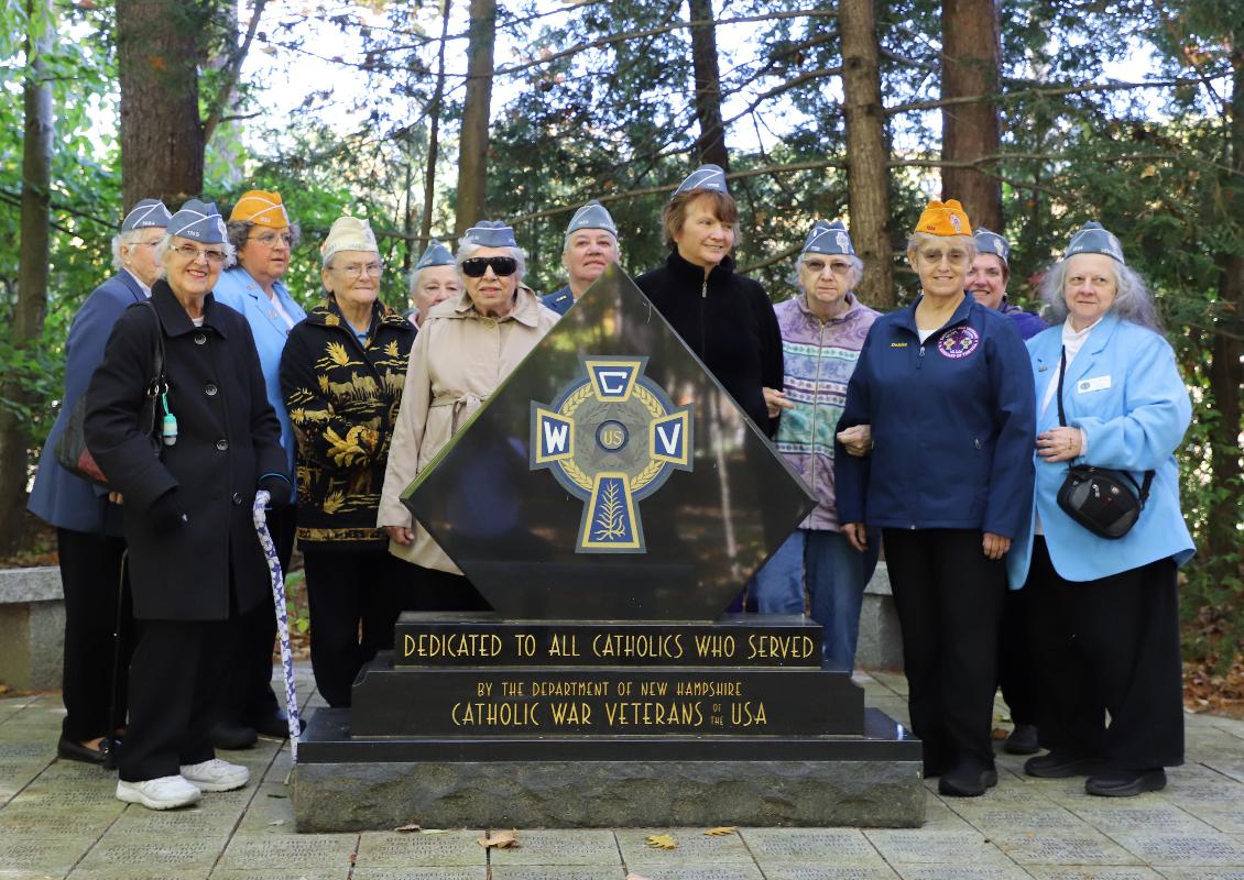 NH Catholic War Veterans Past Women Presidents Monument Dedication